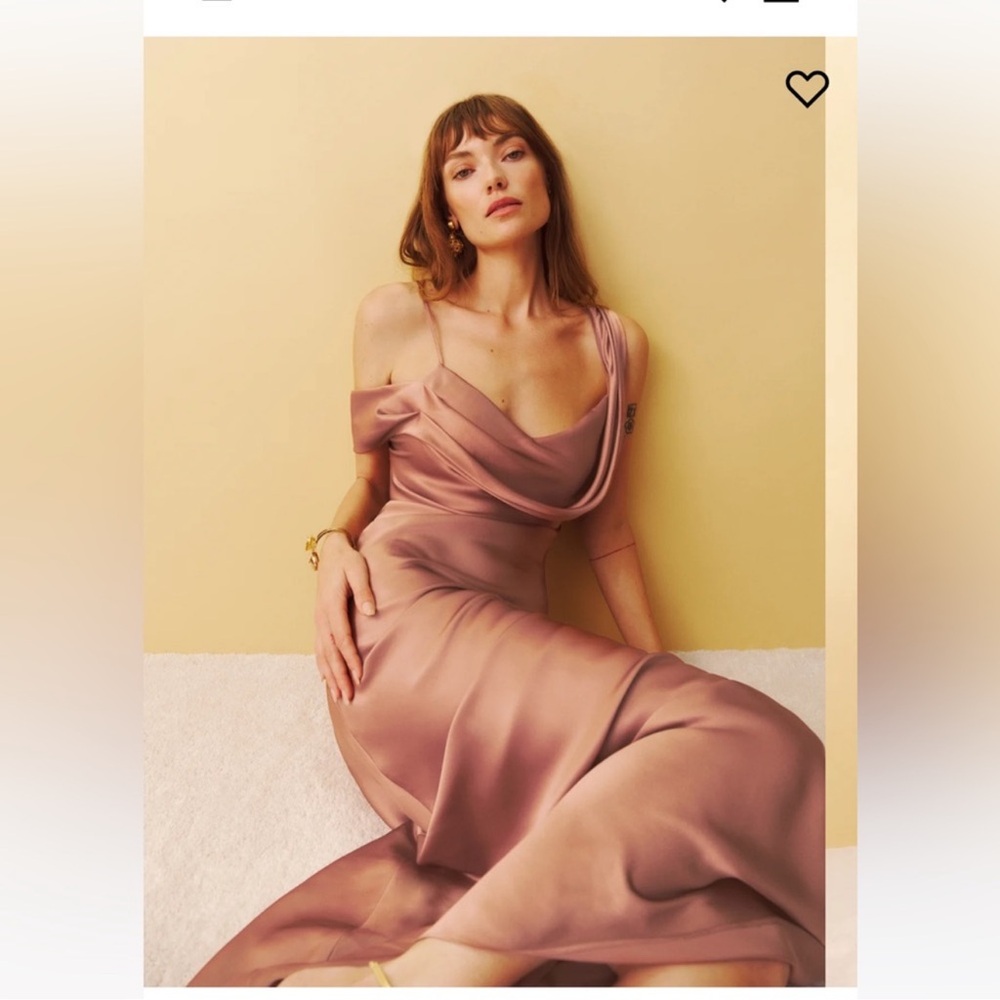 Reformation Ronda Silk Dress - Picture 3 of 4